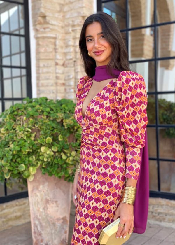 VESTIDO ROMBOS