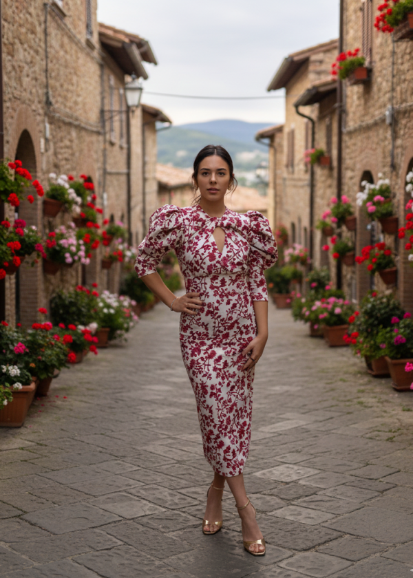 EASY BLOOM IVORY RED