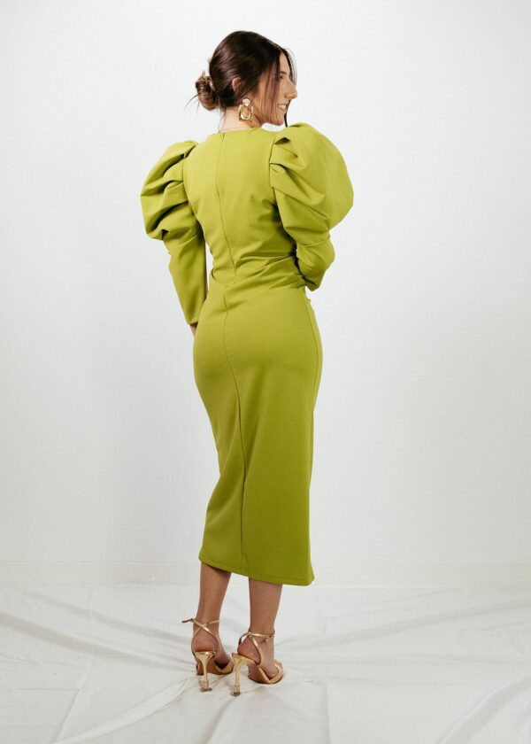 VESTIDO SERENISSIMA VERDE PISTACHO