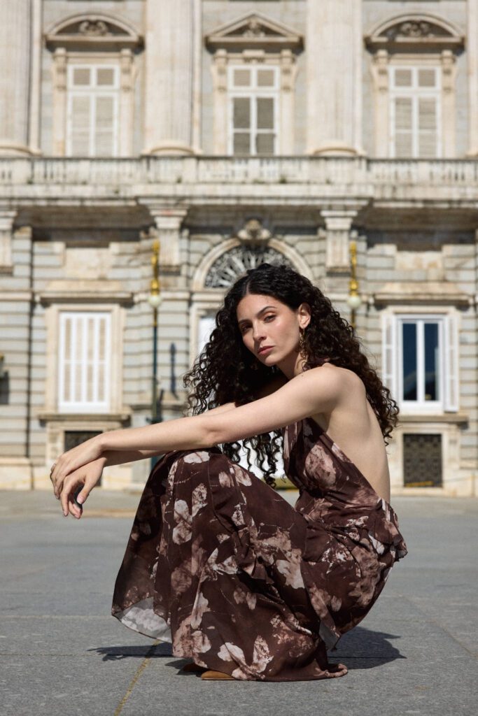 VESTIDO CUMBIA MARRON