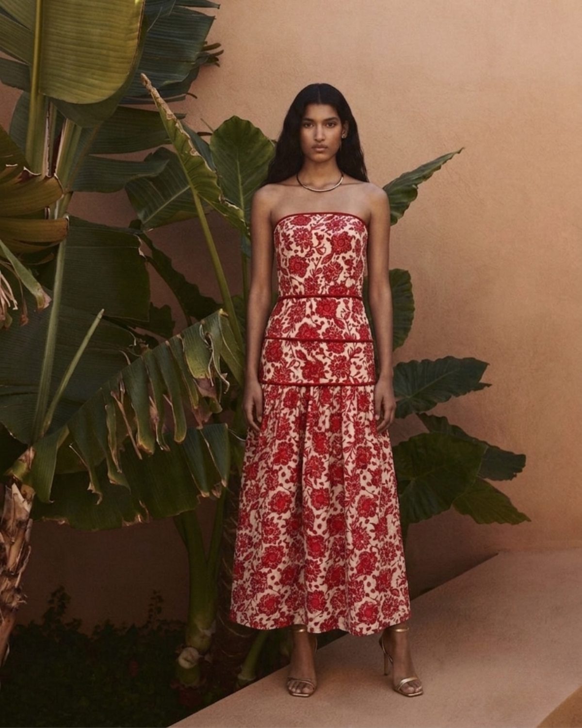 VESTIDO GUAYABA ROJO