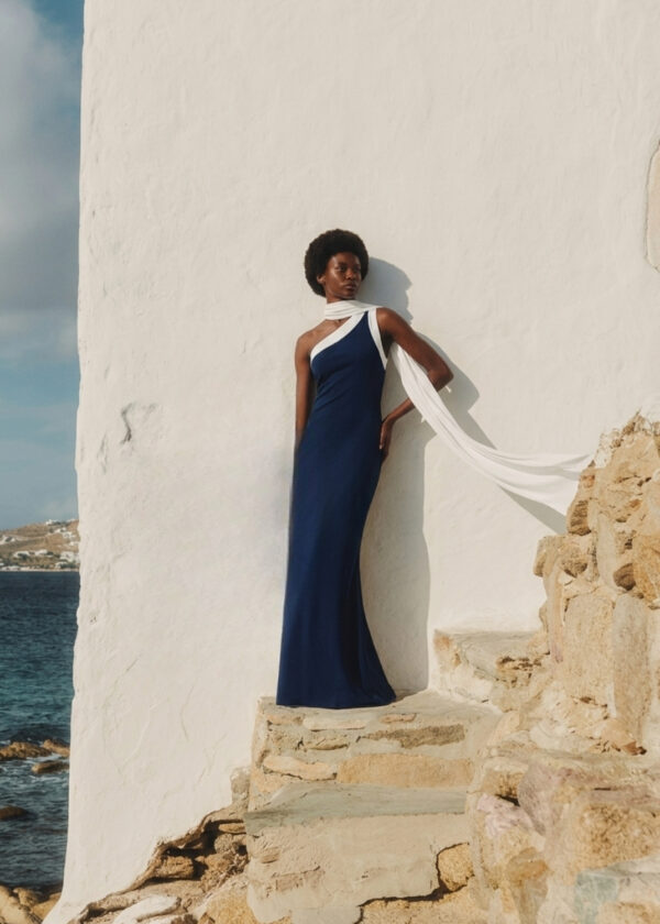 VESTIDO Bambú azul