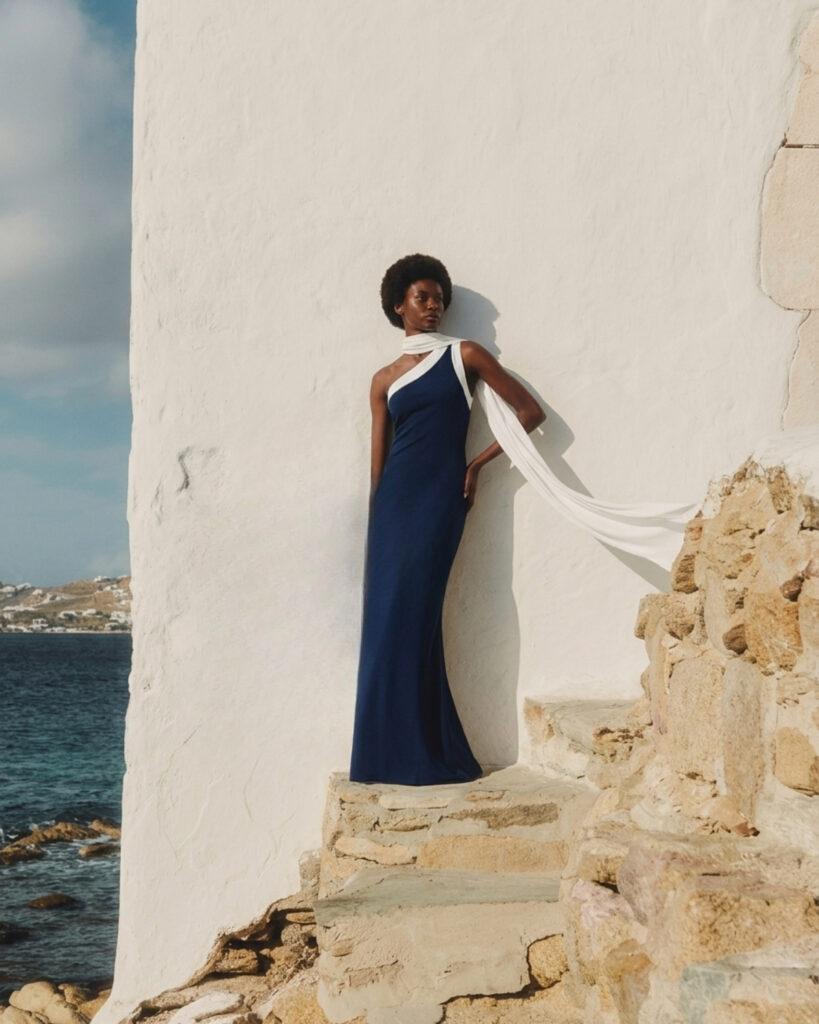 VESTIDO Bambú azul