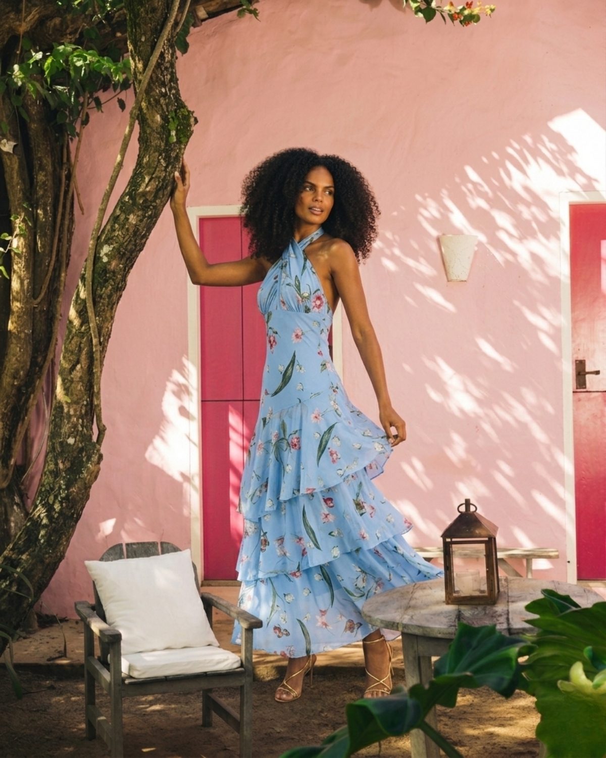 VESTIDO tropicoqueta AZUL
