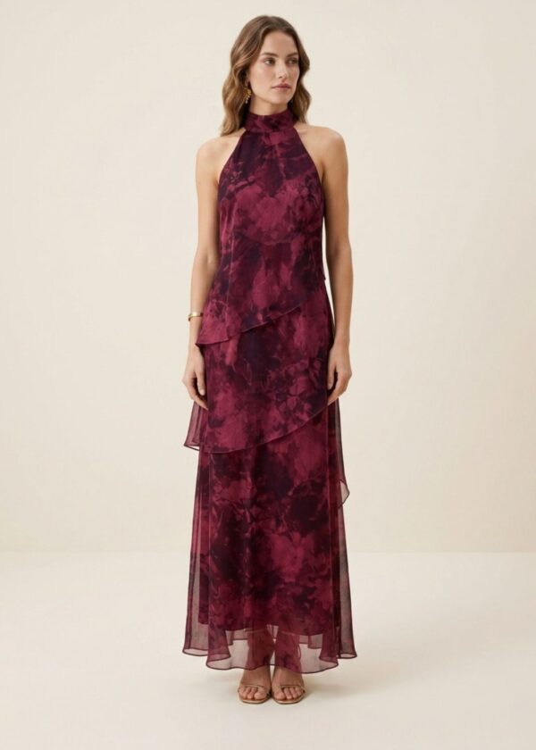 VESTIDO AZAHAR BURDEOS