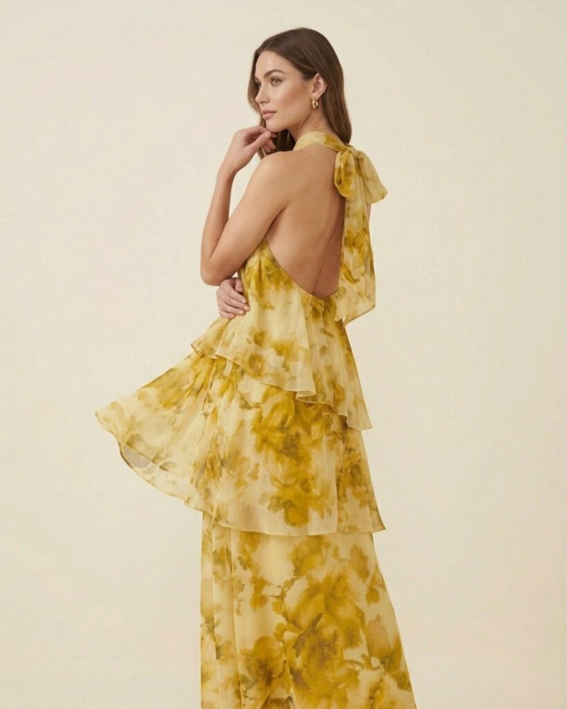 VESTIDO AZAHAR AMARILLO